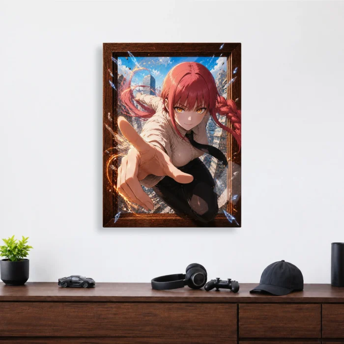 Chainsaw Makima Metal Poster Wall Decor - Image 3