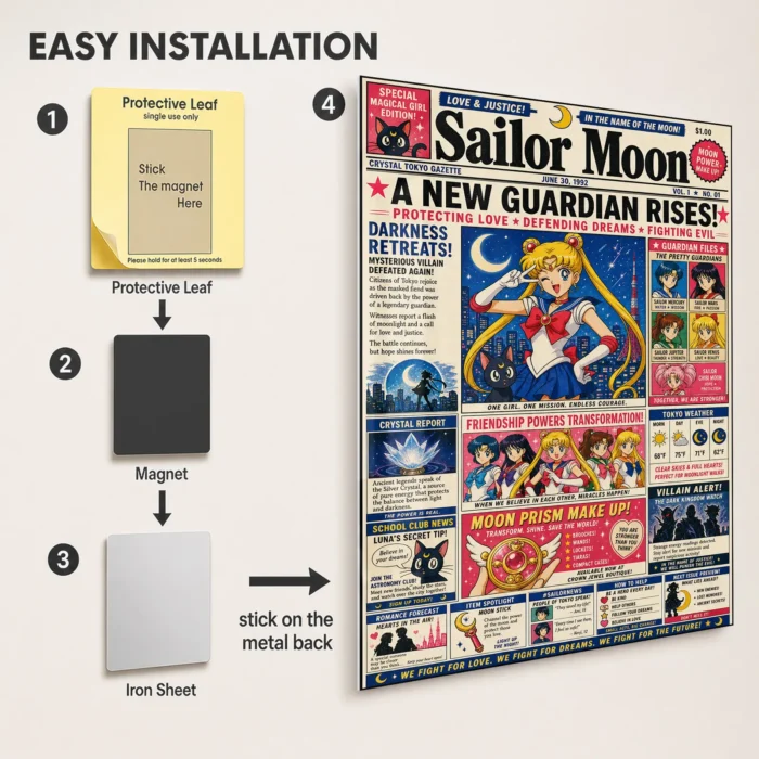 Sailor Metal Poster Wall Decor - A - Image 2