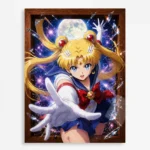Sailor - Usagi Tsukino Metal Poster Wall
  Decor - C