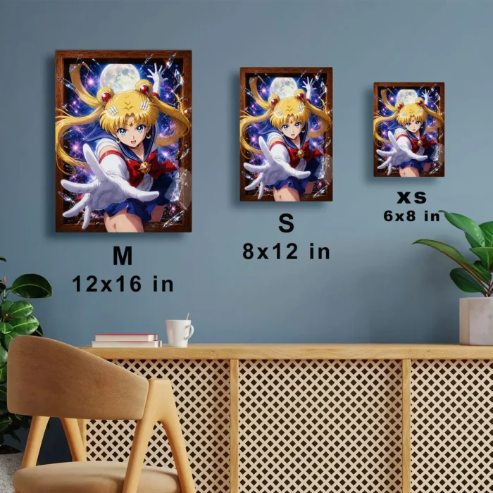 Sailor - Usagi Tsukino Metal Poster Wall
  Decor - C - Image 6