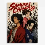 Samurai Metal Poster Wall Decor