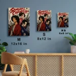 Samurai Metal Poster Wall Decor - Image 6