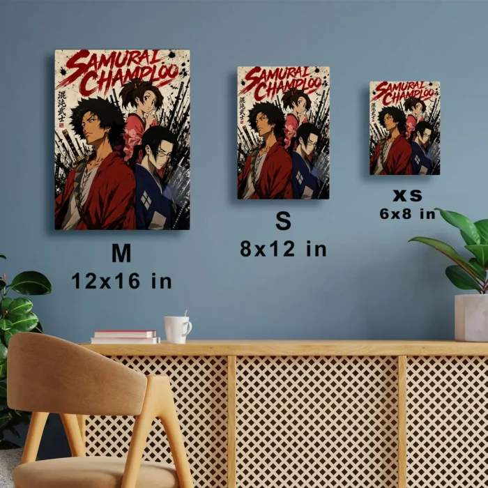 Samurai Metal Poster Wall Decor - Image 6