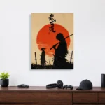 Samurai Metal Poster Wall Decor - A - Image 3