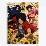 Samurai Metal Poster Wall Decor - C