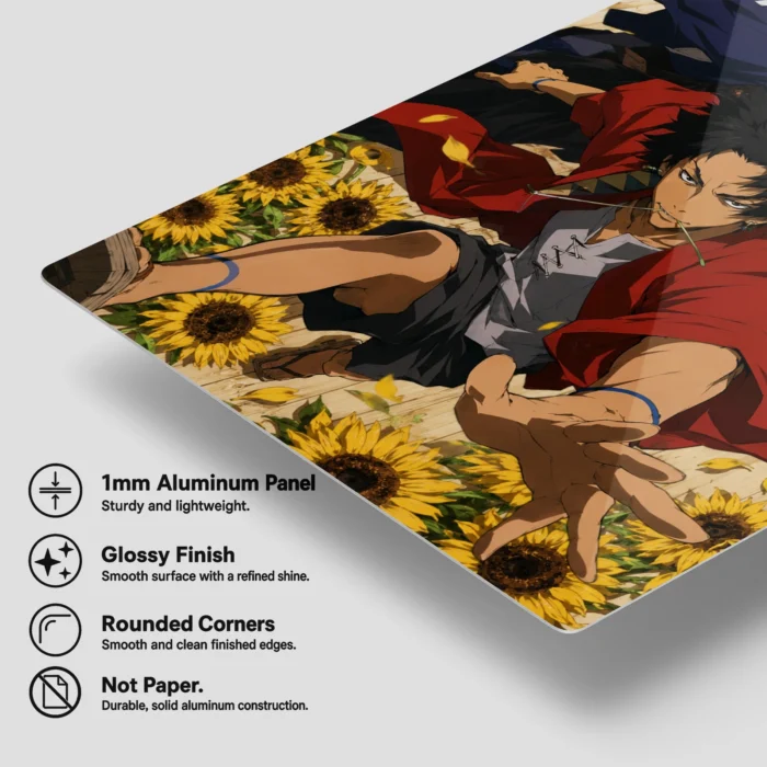 Samurai Metal Poster Wall Decor - C - Image 5