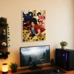 Samurai Metal Poster Wall Decor - C - Image 4
