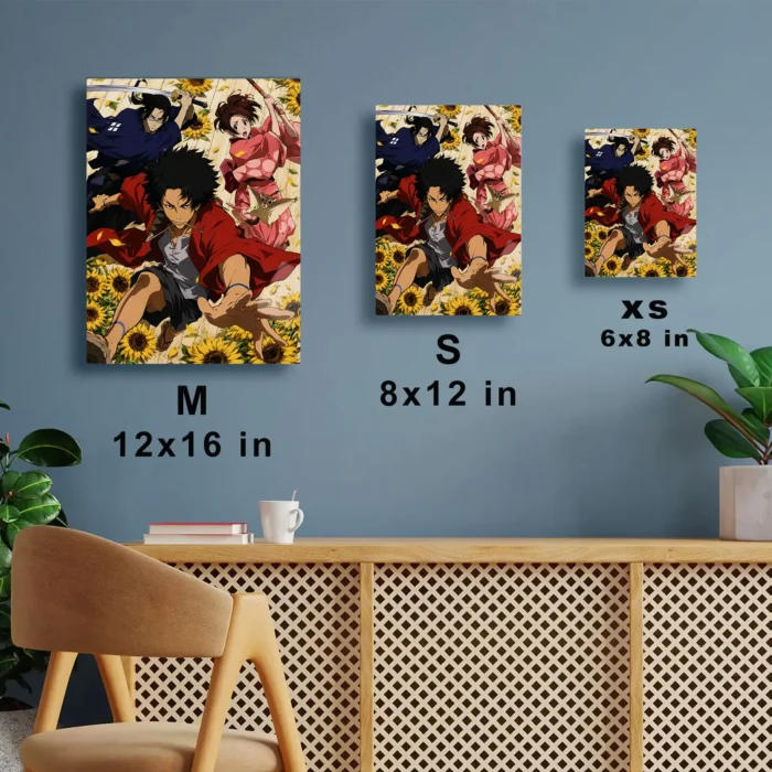 Samurai Metal Poster Wall Decor - C - Image 6