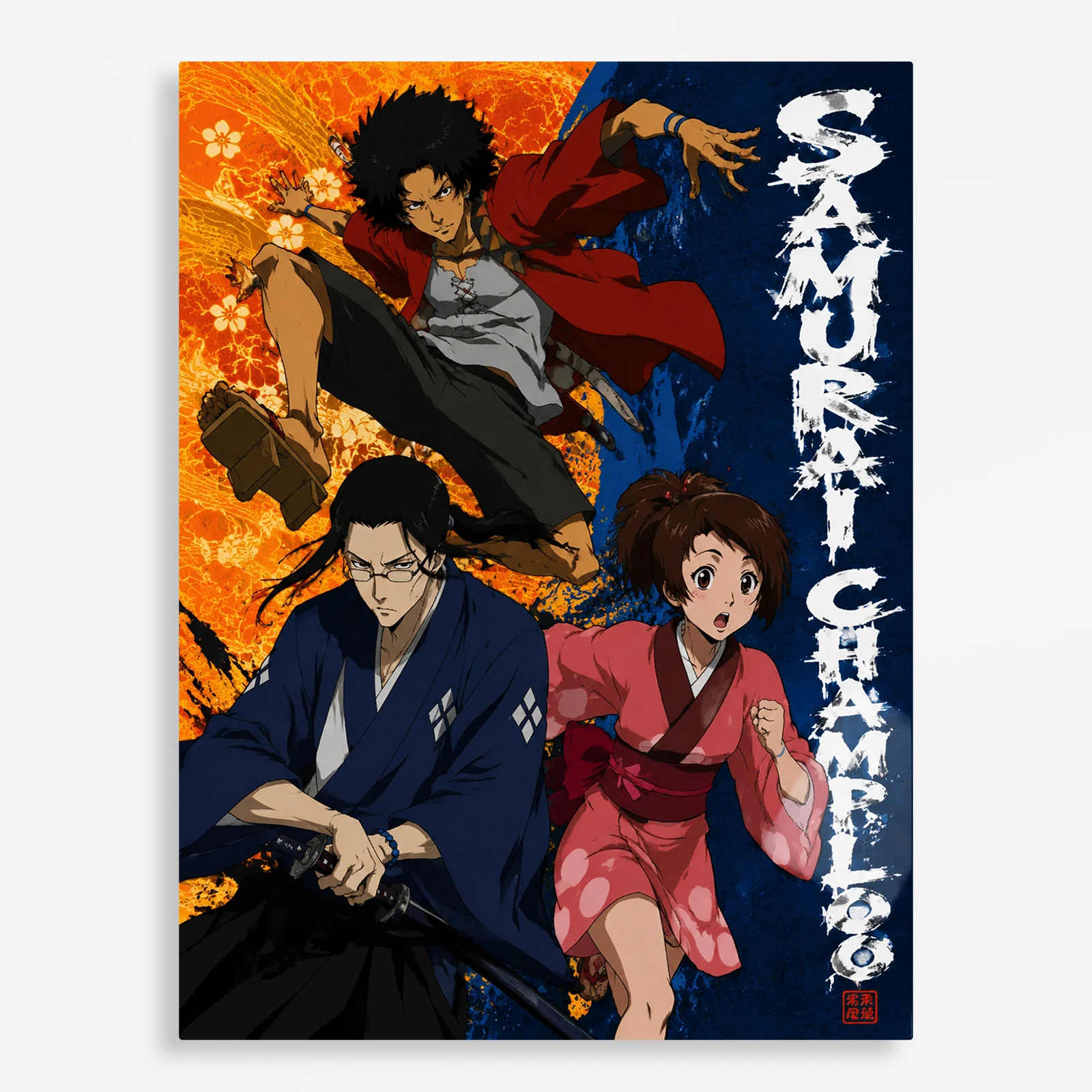 anime metal poster (366) s1 Samurai Metal Poster Wall Decor - D - Image 1