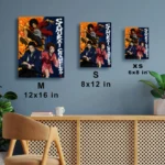 Samurai Metal Poster Wall Decor - D - Image 6
