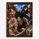 Samurai Metal Poster Wall Decor - E