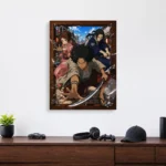 Samurai Metal Poster Wall Decor - E - Image 3