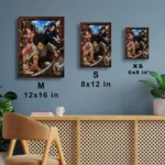 Samurai Metal Poster Wall Decor - E - Image 6