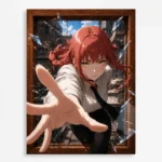 Chainsaw Makima Metal Poster Wall Decor
  - A