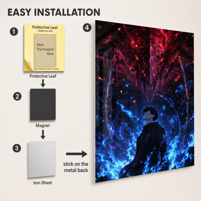 Solo Metal Poster Wall Decor - B - Image 2