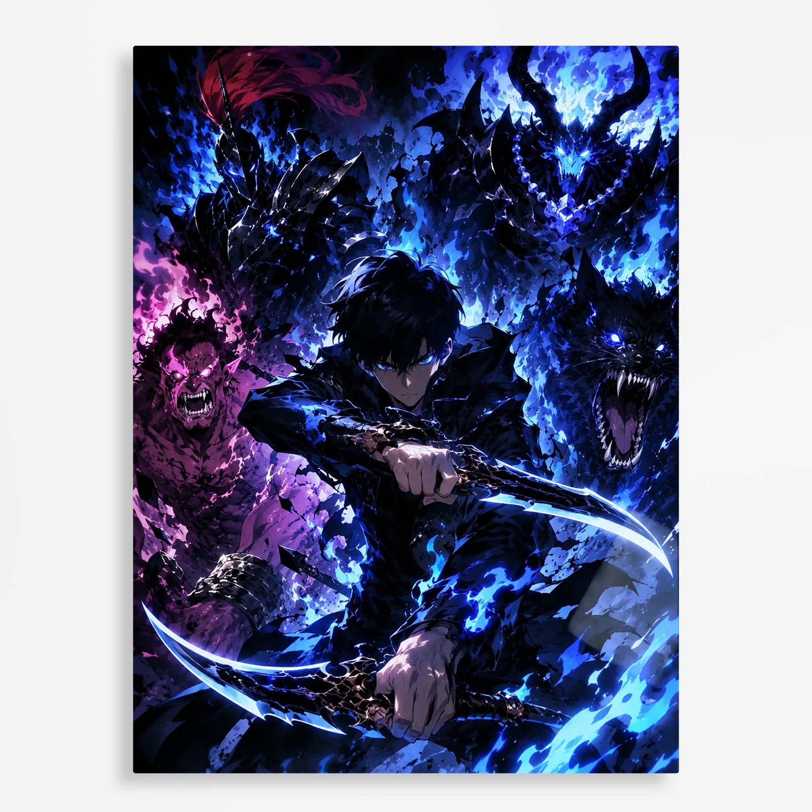 anime metal poster (372) s1 Solo Metal Poster Wall Decor - C - Image 1