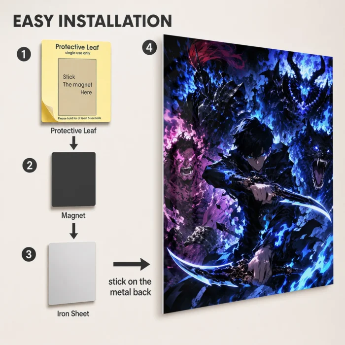 Solo Metal Poster Wall Decor - C - Image 2