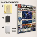 Solo Metal Poster Wall Decor - E - Image 2