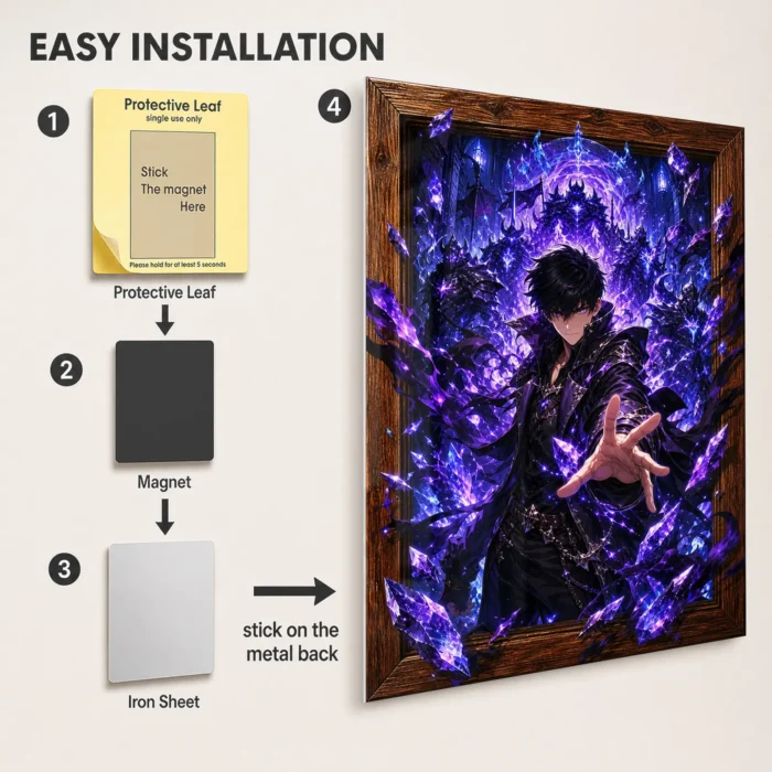 Solo Metal Poster Wall Decor - F - Image 2