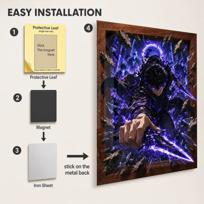 Solo Metal Poster Wall Decor - G - Image 2