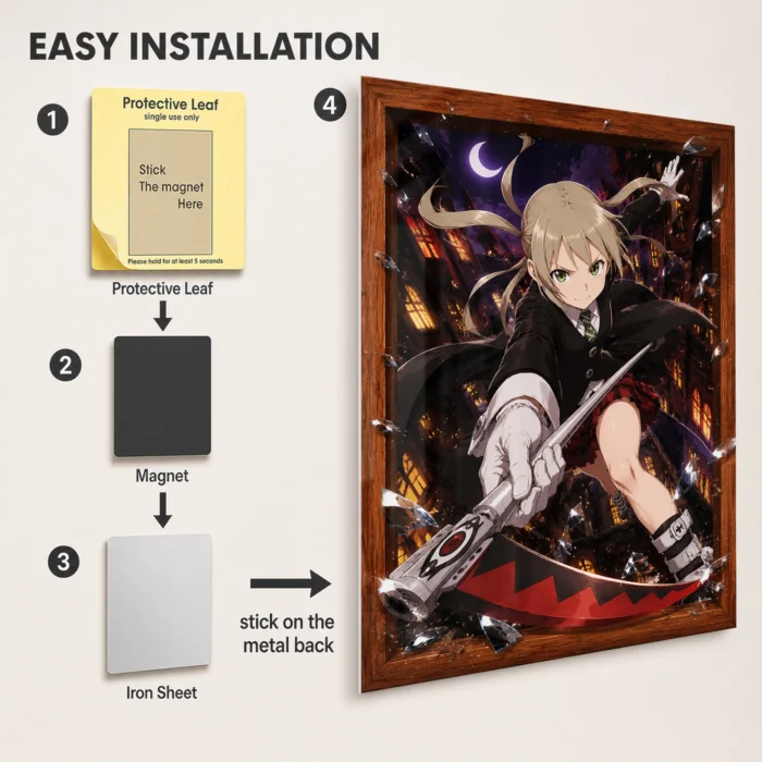 Soul - Maka Albarn Metal Poster Wall
  Decor - Image 2