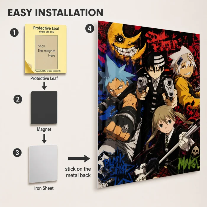 Soul Metal Poster Wall Decor - A - Image 2