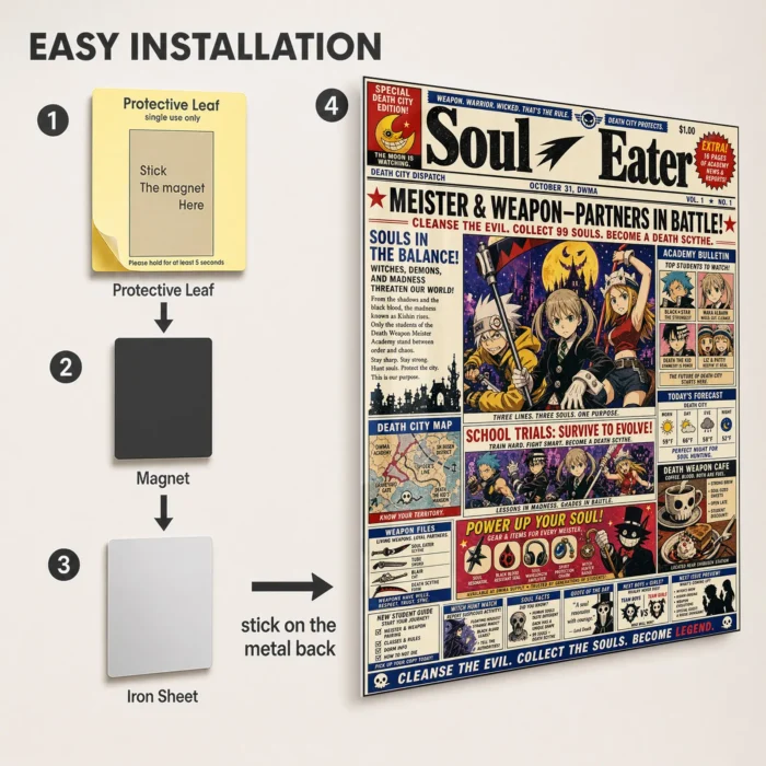 Soul Metal Poster Wall Decor - F - Image 2