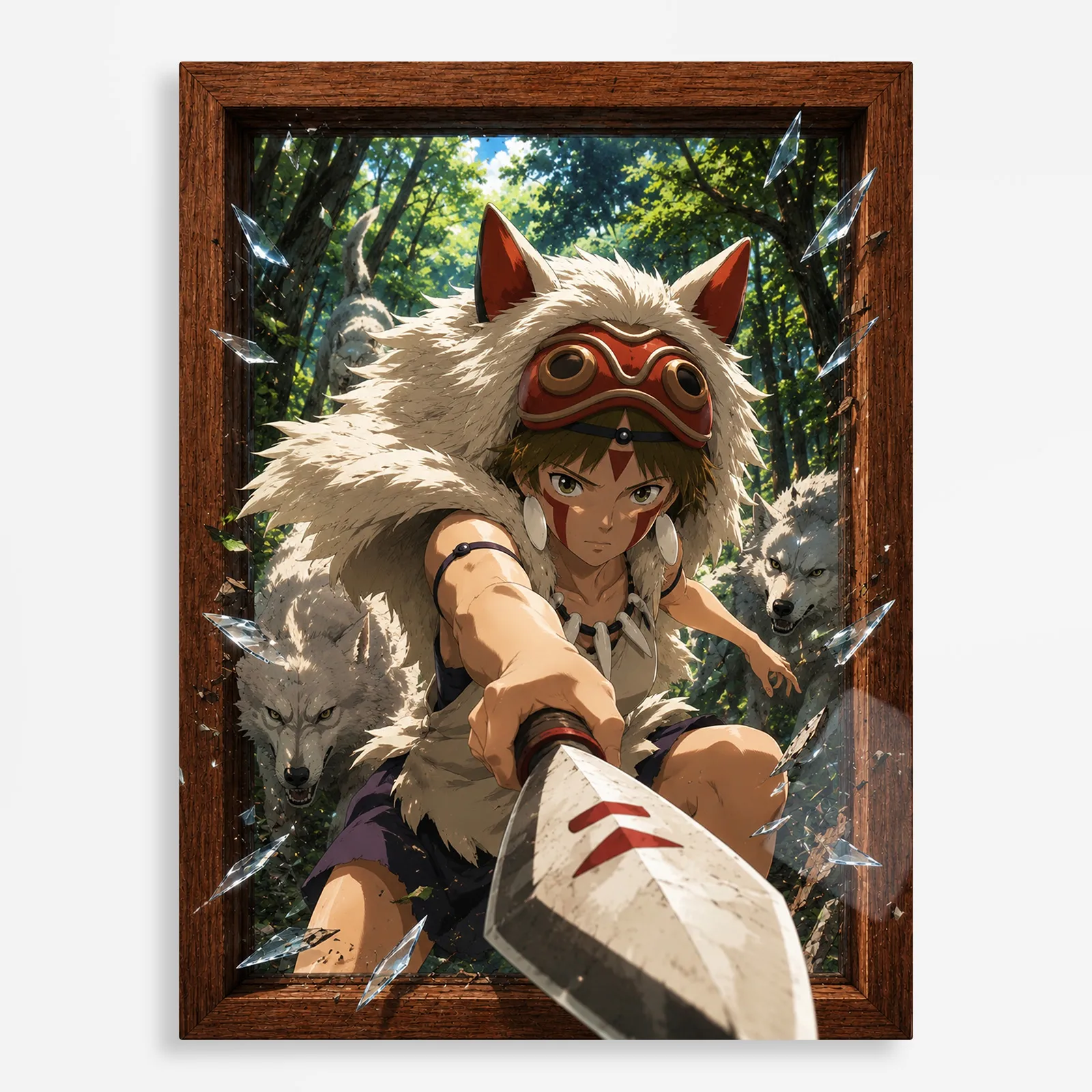 anime metal poster (389) s1 Forest Princess - San Metal Poster Wall
Decor - Image 1