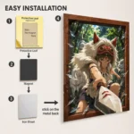 Forest Princess - San Metal Poster Wall
  Decor - Image 2