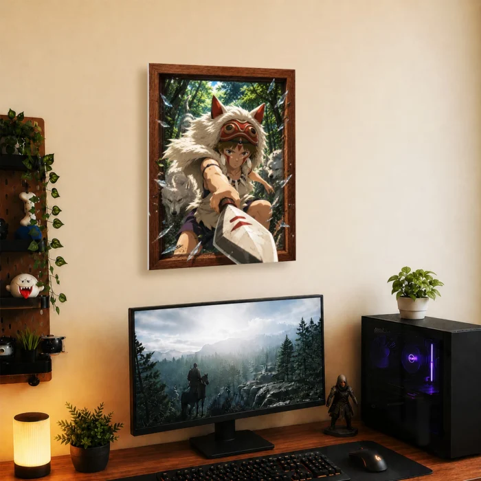 Forest Princess - San Metal Poster Wall
  Decor - Image 4