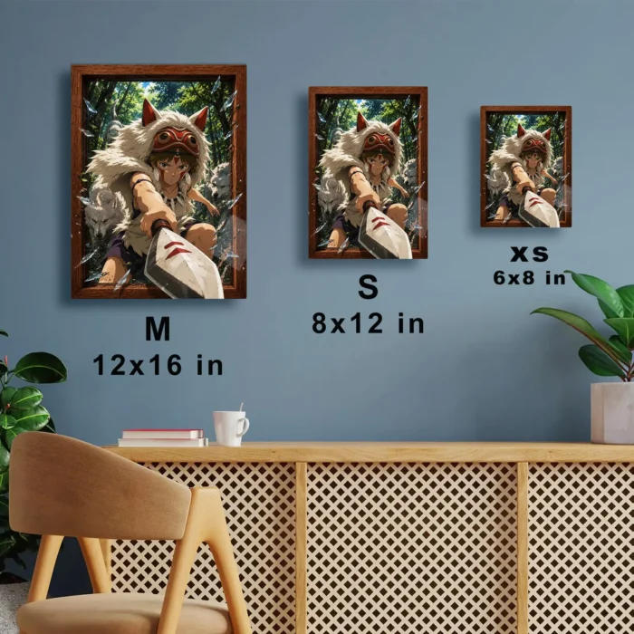 Forest Princess - San Metal Poster Wall
  Decor - Image 6