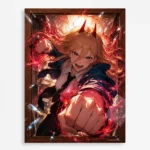 Chainsaw Power Metal Poster Wall Decor
