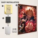 Chainsaw Power Metal Poster Wall Decor - Image 2