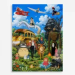 Ghibli Metal Poster Wall Decor