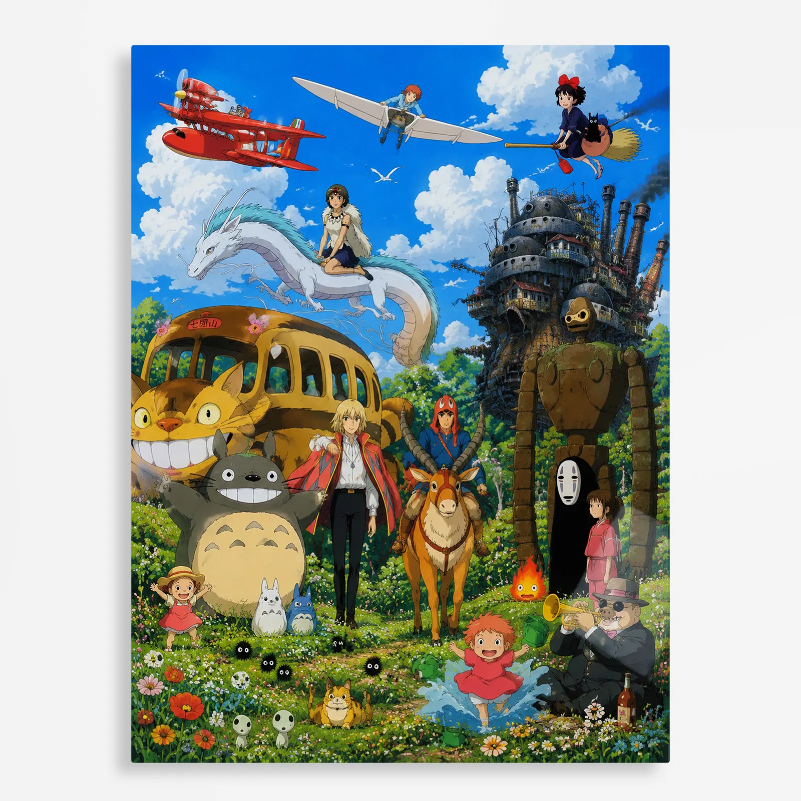 anime metal poster (390) s1 Ghibli Metal Poster Wall Decor - Image 1