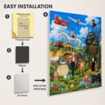 Ghibli Metal Poster Wall Decor - Image 2