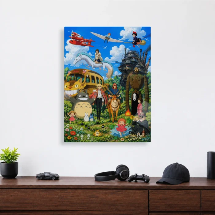 Ghibli Metal Poster Wall Decor - Image 3