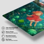 Ocean Girl Metal Poster Wall Decor - Image 5
