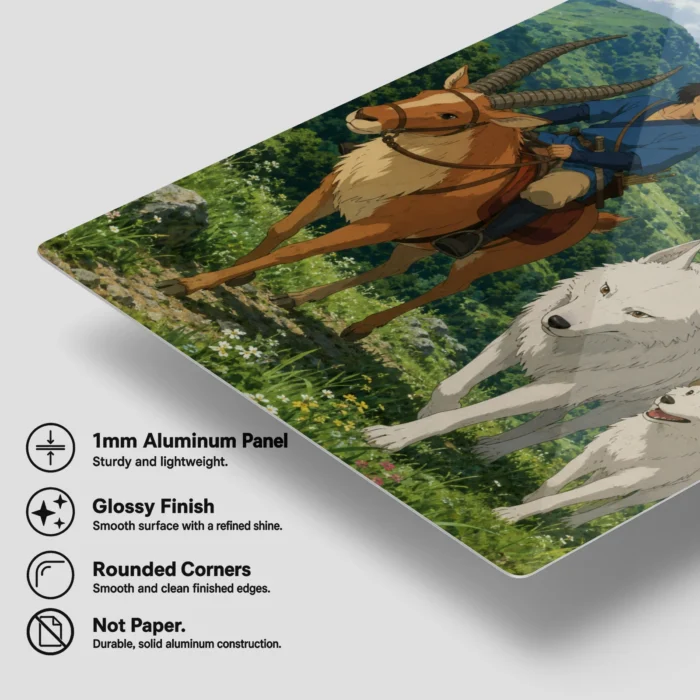 Forest Princess Metal Poster Wall Decor - Image 5