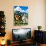 Forest Princess Metal Poster Wall Decor - Image 4
