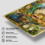 Forest Spirit Metal Poster Wall Decor - Image 5