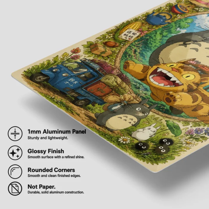 Forest Spirit Metal Poster Wall Decor - Image 5