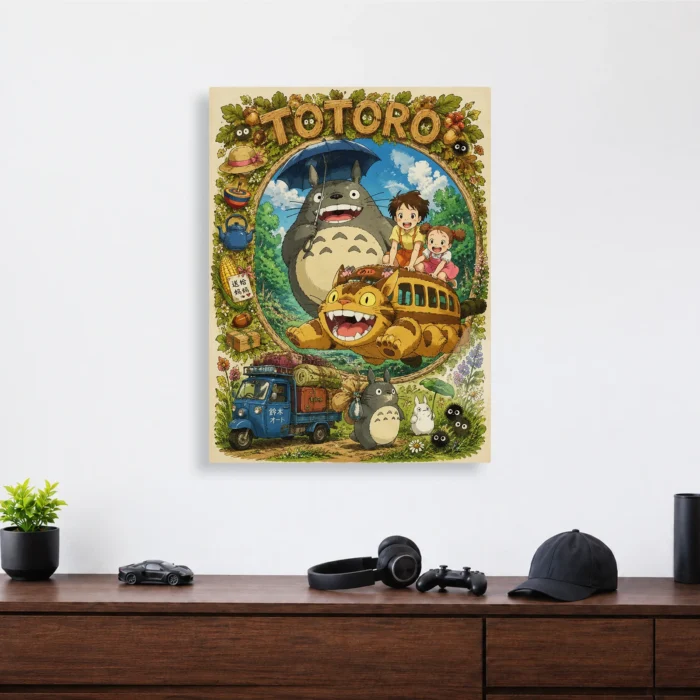 Forest Spirit Metal Poster Wall Decor - Image 3