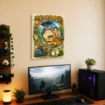 Forest Spirit Metal Poster Wall Decor - Image 4