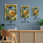 Forest Spirit Metal Poster Wall Decor - Image 6