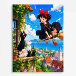 Witch Delivery - Kiki Metal Poster Wall
  Decor