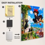 Witch Delivery - Kiki Metal Poster Wall
  Decor - Image 2