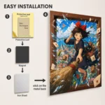 Witch Delivery - Kiki Metal Poster Wall
  Decor - A - Image 2