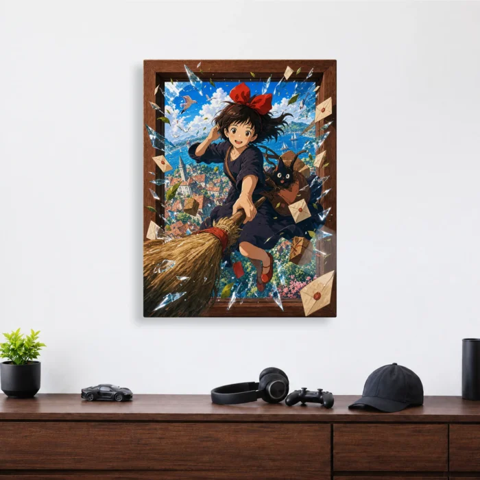 Witch Delivery - Kiki Metal Poster Wall
  Decor - A - Image 3