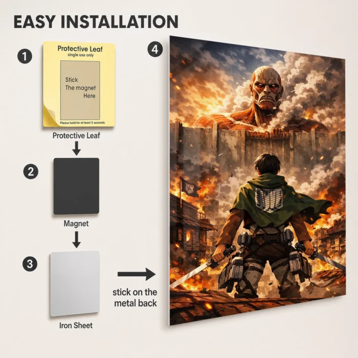 AOT Metal Poster Wall Decor - Image 2